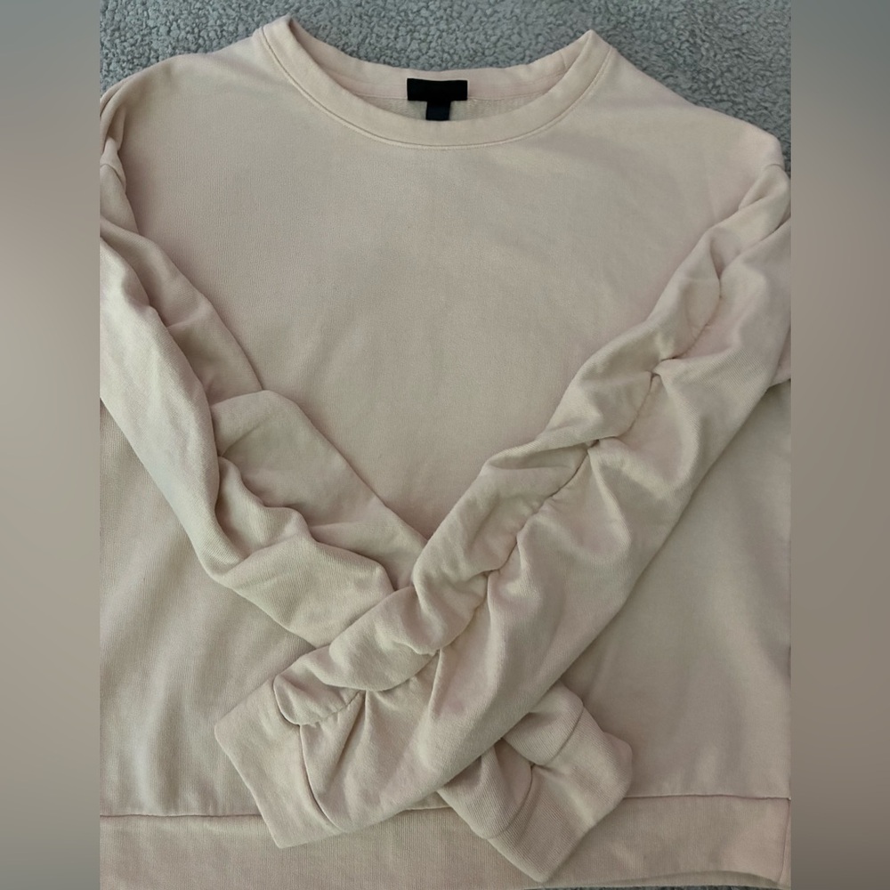 Mossimo Ruched Sleeve Sweatshirt